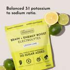 Brain + Energy Boost Electrolytes Stick - Lemon Lime