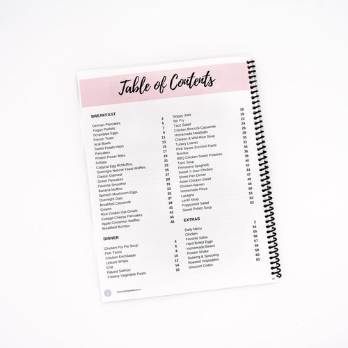 21 Days of Meals Cookbook — Spiral-Bound Physical Copy