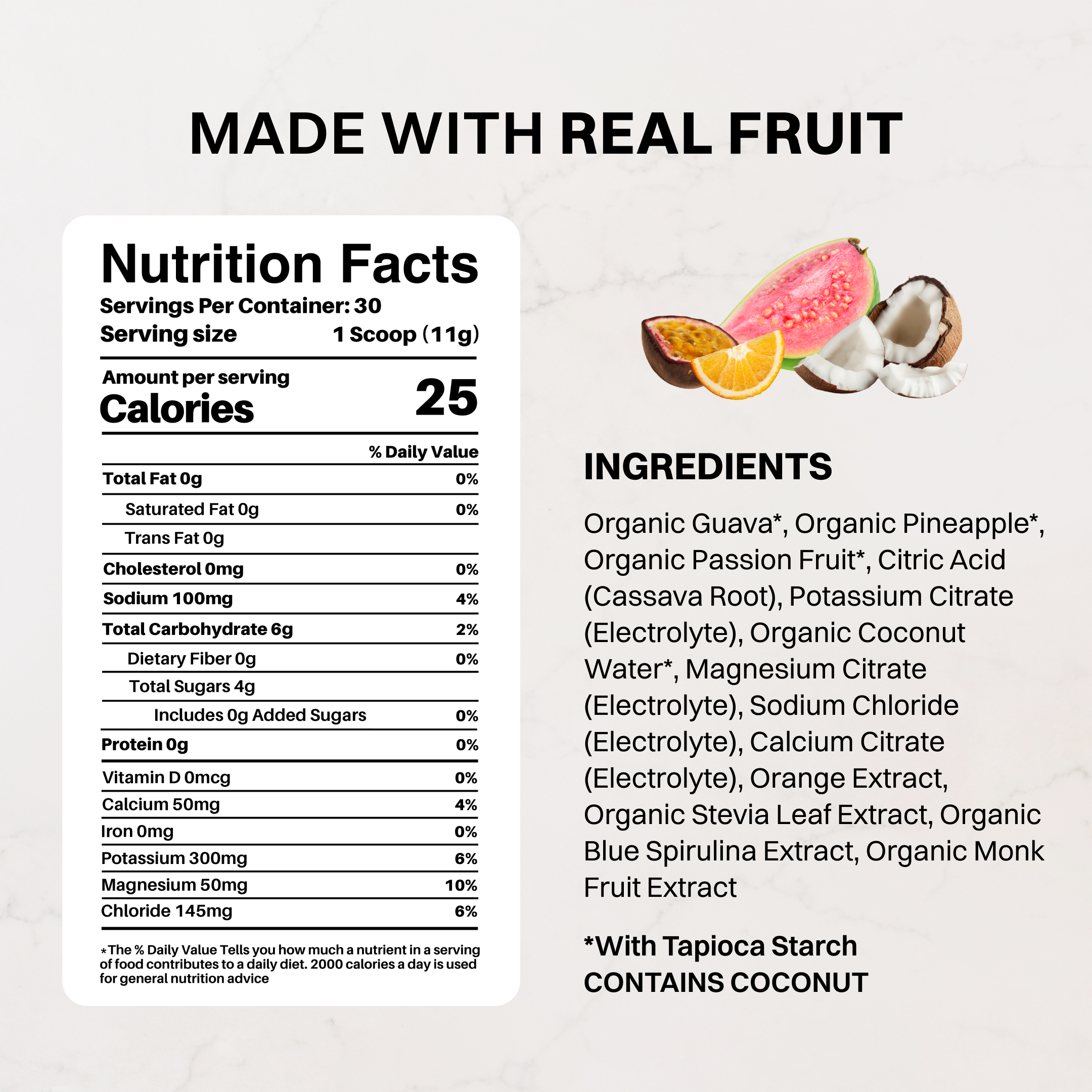 Blue Hawaiian Electrolytes Stick