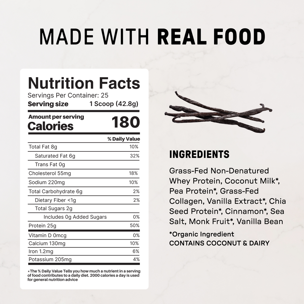 Vanilla Bean Protein Powder - NSF