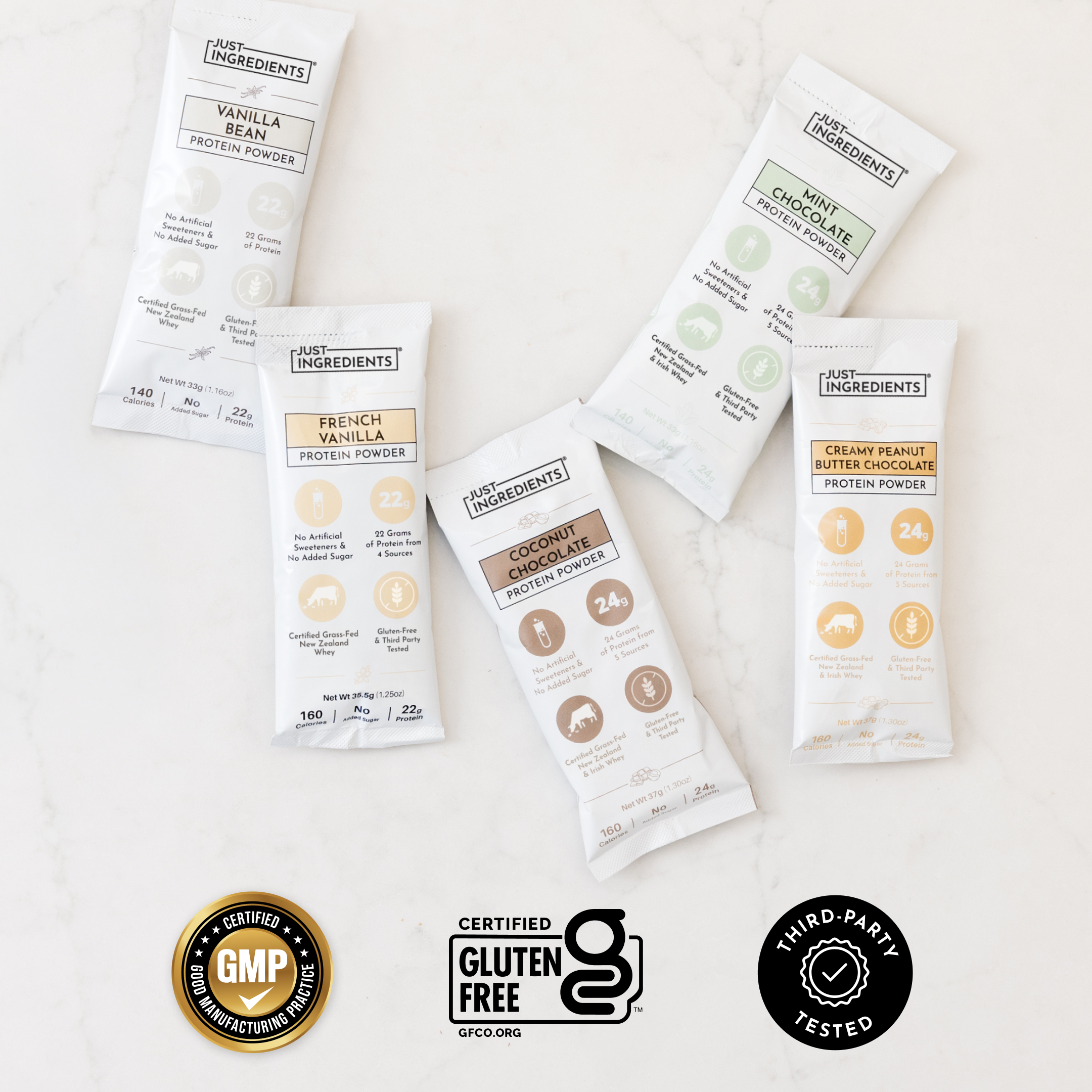 Vanilla Bean Protein Powder - Individual Stick