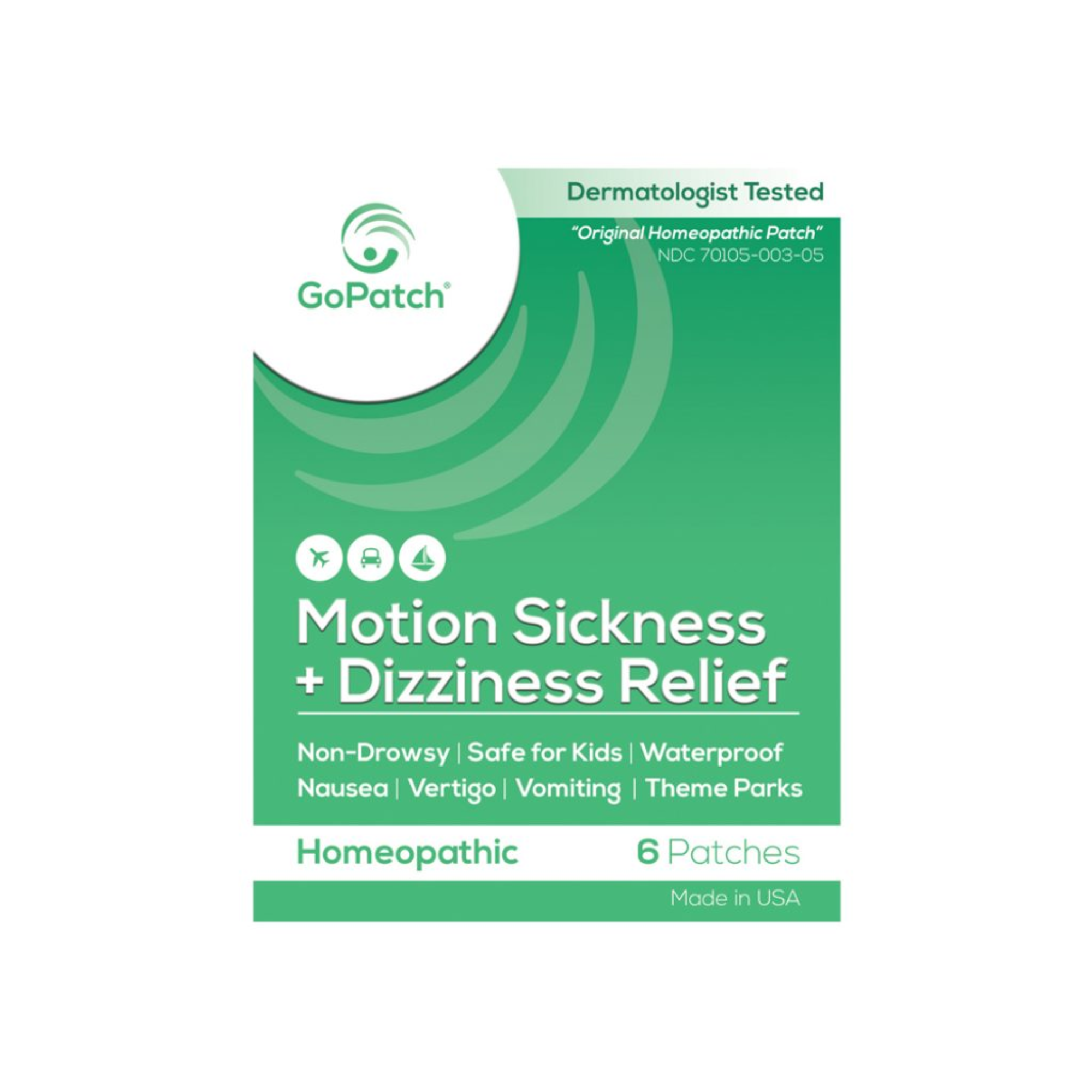 GoPatch Motion Sickness Patches