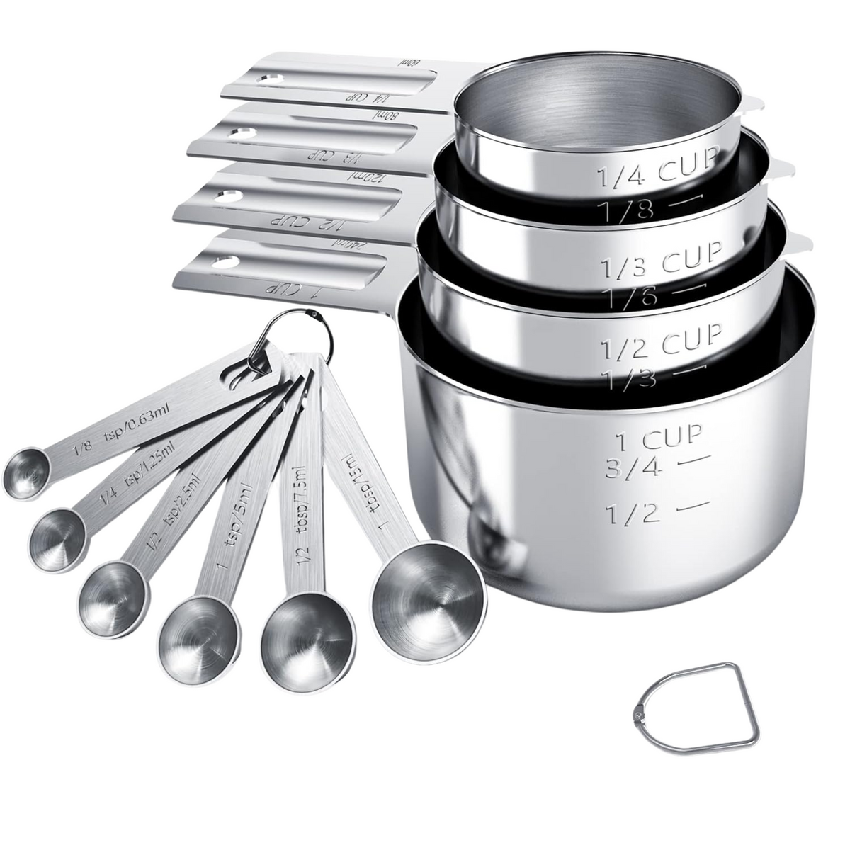 STAINLESS STEEL MEASURING CUPS