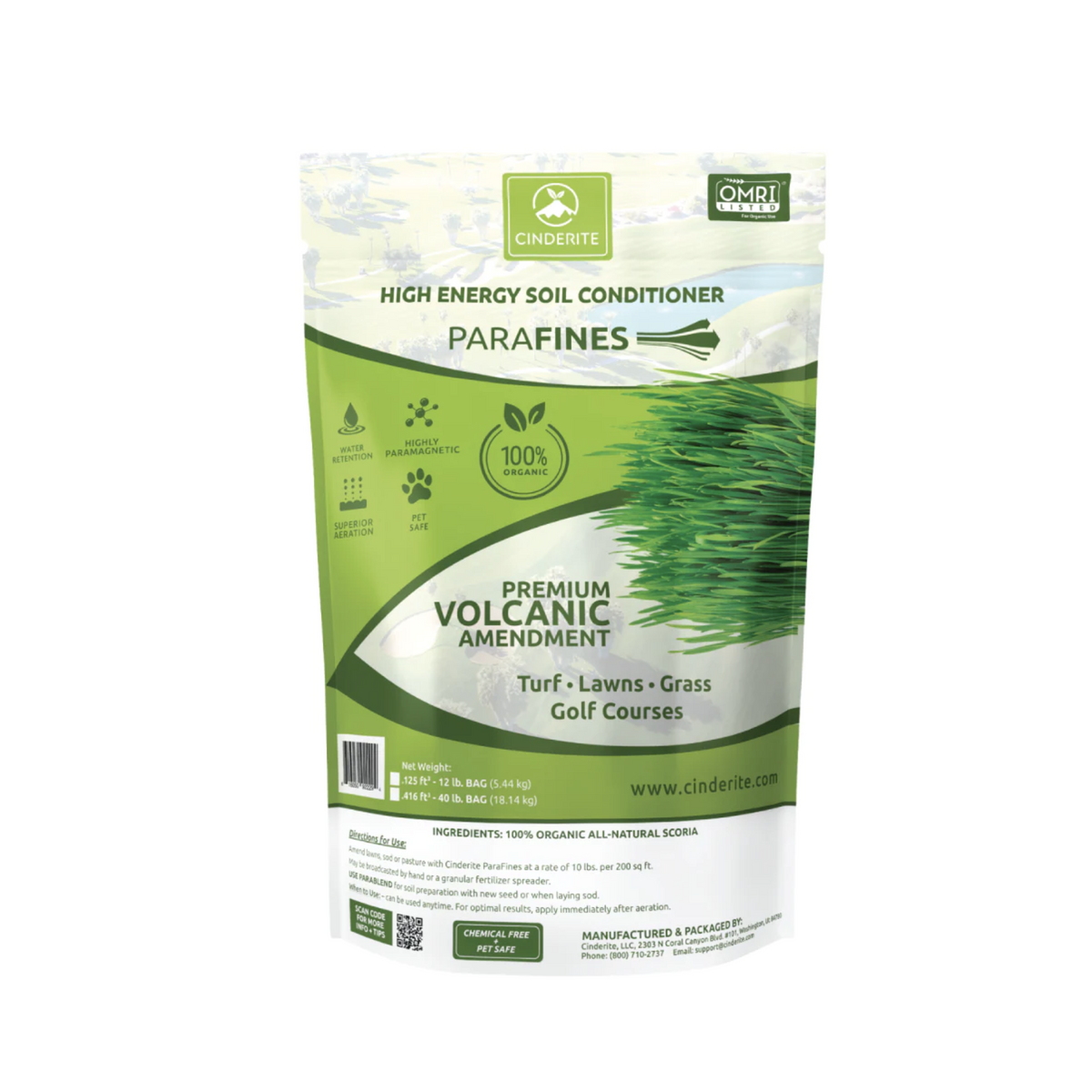 CINDERITE SOIL ENHANCER